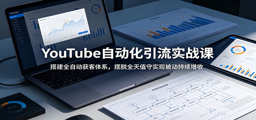YouTube自动化引流实战课：搭建全自动获客体系，摆脱全天值守实现被动持续增收 - LanTi云网创-lanti云网创