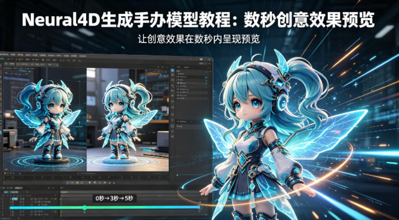 Neural4D生成手办模型教程，让创意效果在数秒内呈现预览-lanti云网创