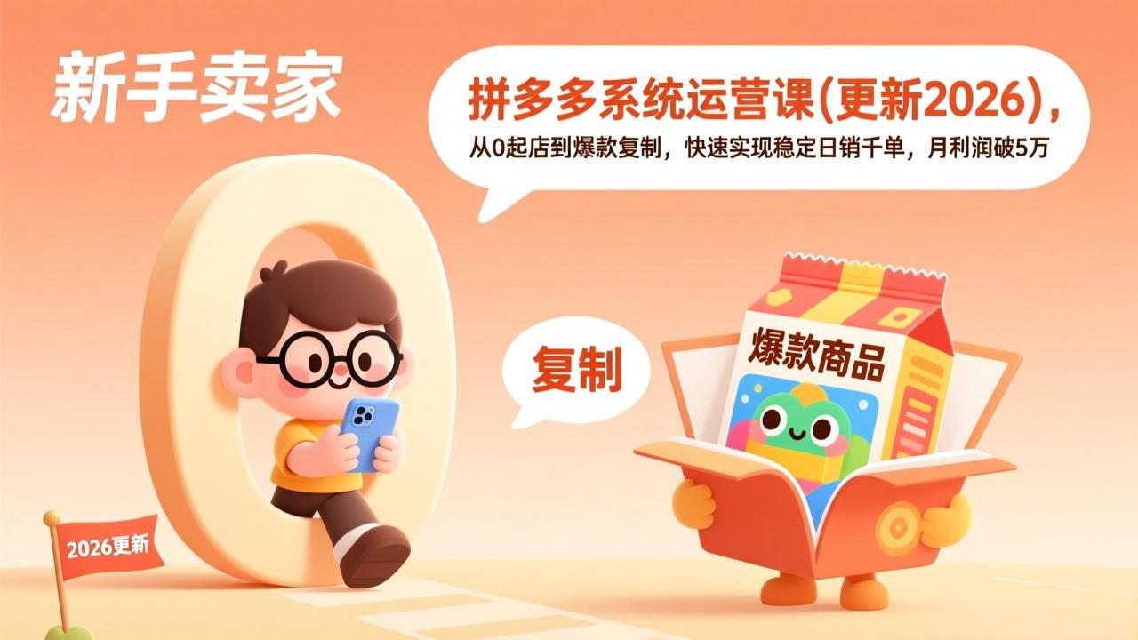 拼多多系统运营课(更新4月-lanti云网创