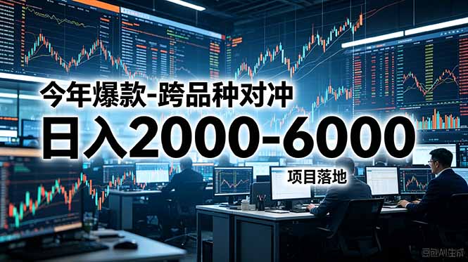 今年爆款-跨品种对冲日入2000-6000，项目落地！-lanti云网创