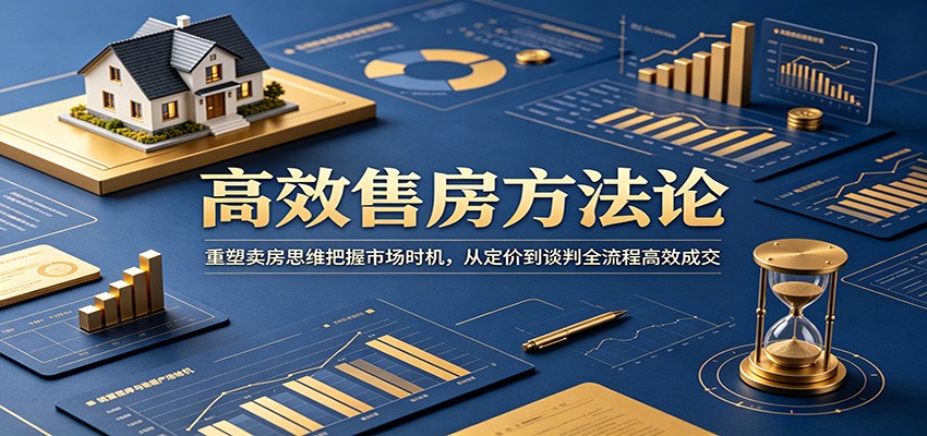 高效售房方法论：重塑卖房思维把握市场时机，从定价到谈判全流程高效成交 - LanTi云网创-lanti云网创