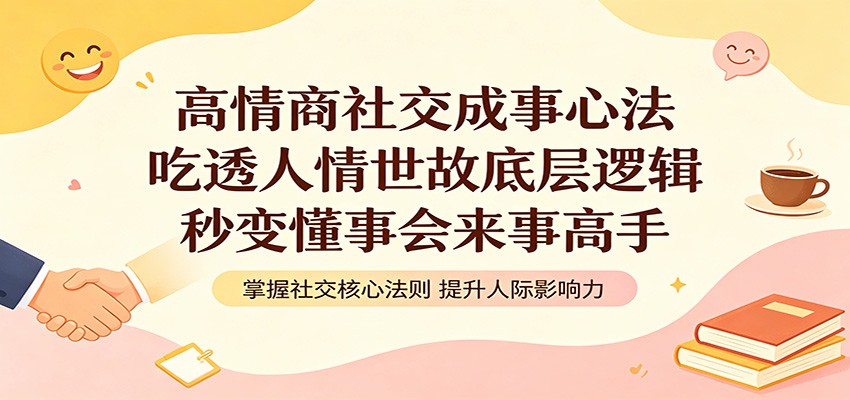 高情商社交成事心法：吃透人情世故底层逻辑，秒变懂事会来事高手-lanti云网创