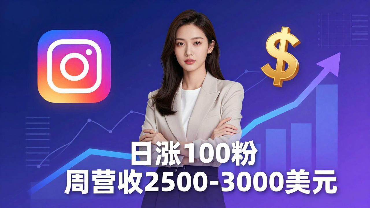 想做数字产品？Sheri亲授：日涨100粉、每周2500至3000美元的营收，Instagram躺着赚-lanti云网创