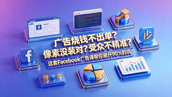 广告烧钱不出单？像素没装对？受众不精准？这套Facebook广告课帮你避开90%的坑-原创双语字幕-lanti云网创