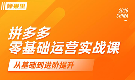 仙道电商·拼多多零基础运营实战课 1 4e4c410bbc15a378a3c6f30745ae02df