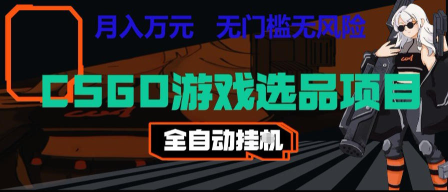 CSGO游戏自动扫货项目，全自动运行，月入1W，无风险，长期稳定可以做【揭秘】 - LanTi云网创-lanti云网创