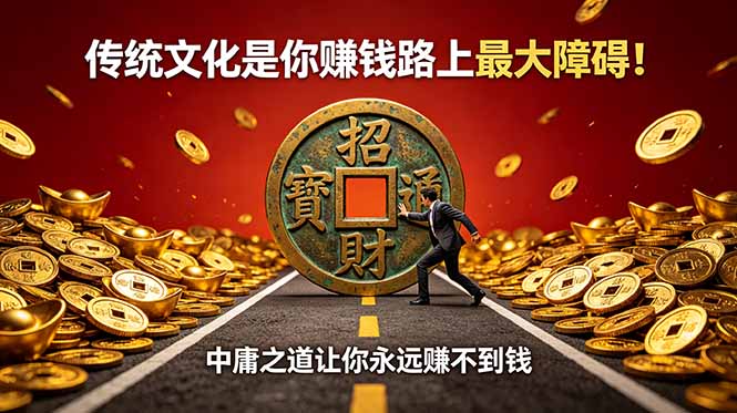 付费文章:传统文化是你赚钱路上最大障碍!中庸之道让你永远赚不到钱 1 50bfae25c4ccc846cac141b2e0ddd547