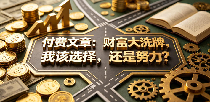 付费文章：财富大洗牌，我该选择，还是努力？-lanti云网创