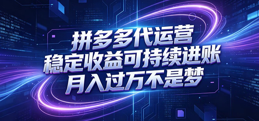拼多多代运营,小白也能轻松月入过万,真实运营数据可查,全托管代运营-lanti云网创