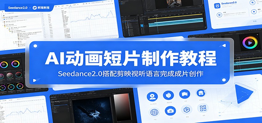AI动画短片制作教程：Seedance2.0搭配剪映视听语言完成成片创作 - LanTi云网创-lanti云网创