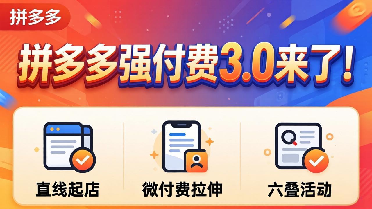 拼多多强付费3.0来了(更新4月-lanti云网创