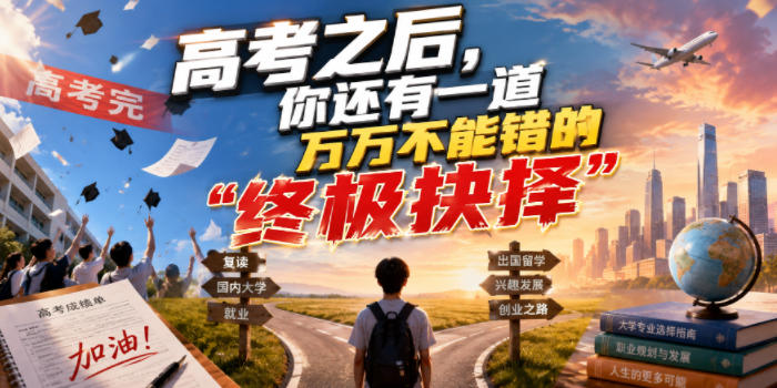 付费文章:高考之后,你还有一道万万不能错的“终极抉择” 1 付费文章:高考之后,你还有一道万万不能错的“终极抉择”