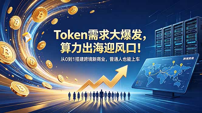 Token需求大爆发,算力出海迎风口!从0到1搭建跨境新商业,普通人也能上车-lanti云网创