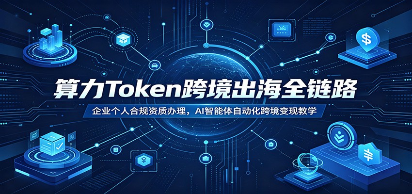 算力Token跨境出海全链路:企业个人合规资质办理,AI智能体自动化跨境变现教学-lanti云网创