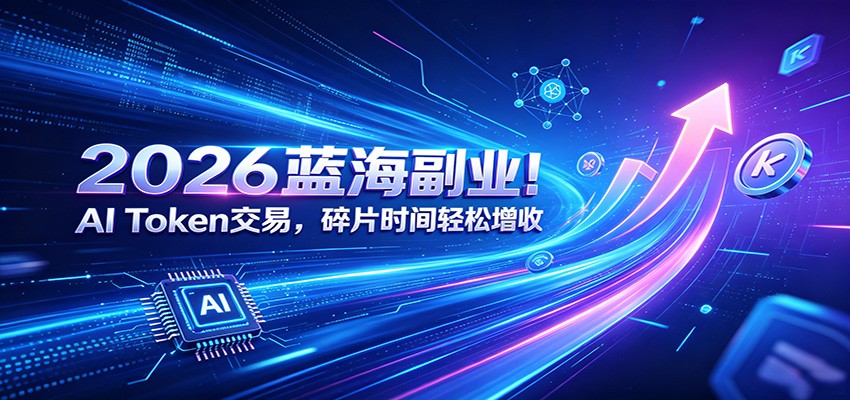 2026蓝海副业!AI Token交易,碎片时间轻松增收-lanti云网创
