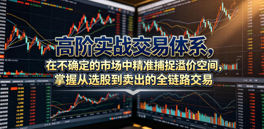 高阶实战交易体系,在不确定的市场中精准捕捉溢价空间,掌握从选股到卖出的全链路交易心法(更新6月) 1 高阶实战交易体系,在不确定的市场中精准捕捉溢价空间,掌握从选股到卖出的全链路交易心法(更新6月)