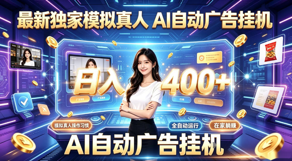 最新独家模拟真人,AI自动挂号挂G,日入400+,全程全自动运行,无需人工【揭秘】 1 最新独家模拟真人,AI自动挂号挂G,日入400+,全程全自动运行,无需人工【揭秘】