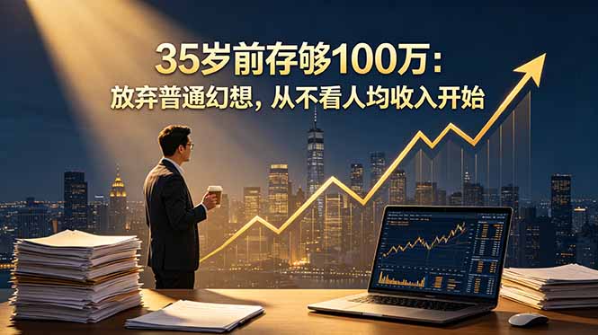 35岁前存够100万:放弃普通幻想,从不看人均收入开始-lanti云网创