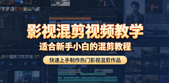 影视混剪视频教学，适合新手小白的混剪教程，快速上手制作热门影视混剪作品-lanti云网创