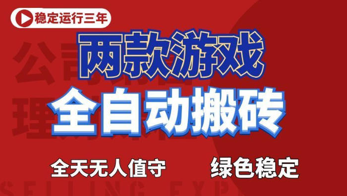 海外游戏全自动搬砖，日入1k+，全天无人值守，绿色稳定！【揭秘】 - LanTi云网创-lanti云网创