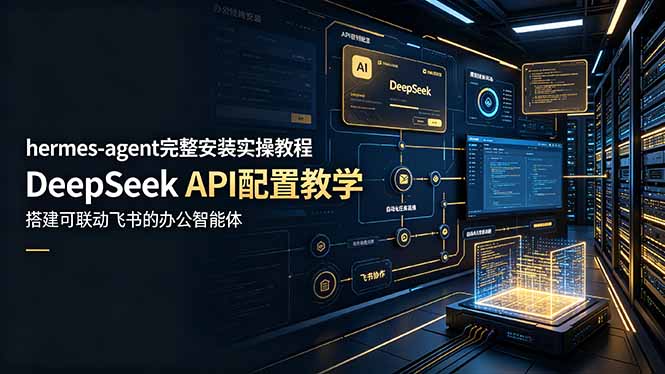 hermes-agent完整安装实操教程,DeepSeek API配置教学,搭建可联动飞书的办公智能体 1 e82fa247e6c48c0d7ecd3d1e029bb1e2
