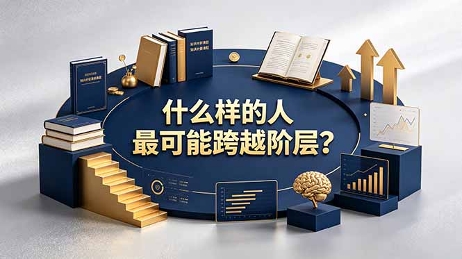 付费文章：什么样的人最可能跨越阶层？具备这五种特质，普通人也能顺利跨越阶层-lanti云网创