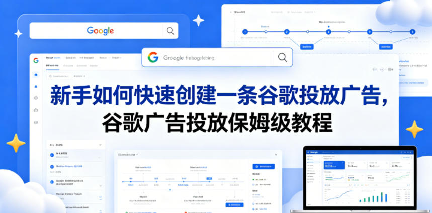 新手如何快速创建一条谷歌投放广告，谷歌广告投放保姆级教程-lanti云网创