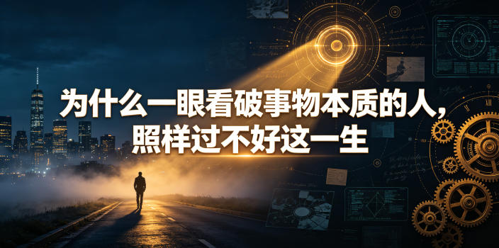 付费文章：为什么一眼看破事物本质的人，照样过不好这一生-lanti云网创