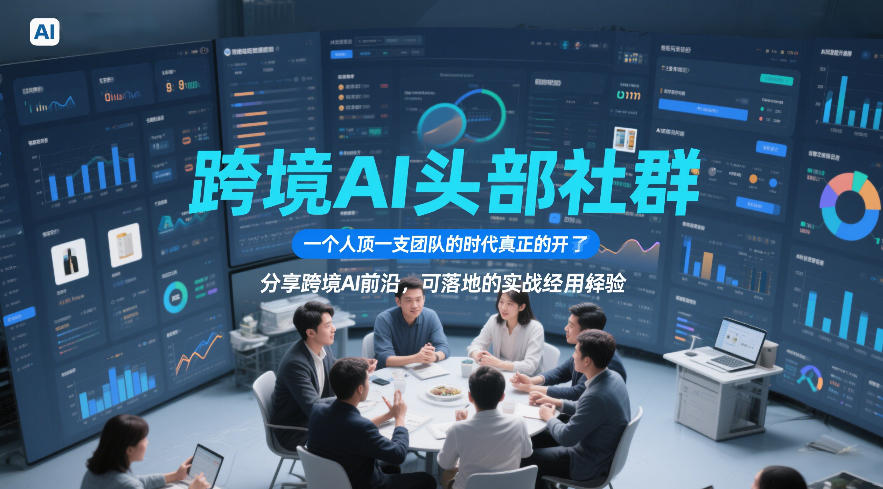 跨境AI头部社群，一个人顶一支团队的时代真正的开始了，分享跨境AI前沿，可落地的实战经验(更新5月11日)-lanti云网创