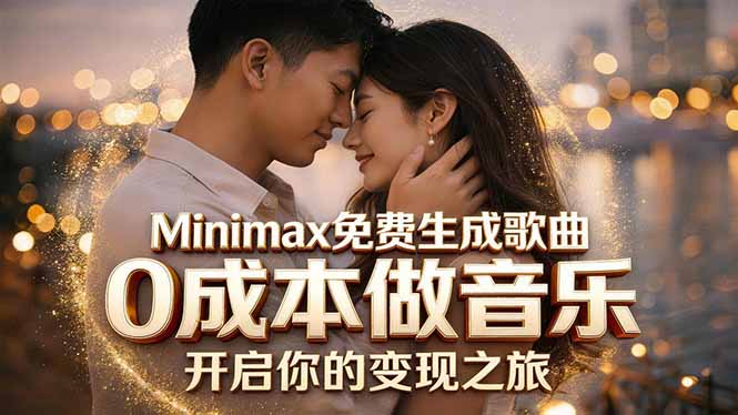 Minimax免费生成歌曲实测！0成本做音乐，说唱流行Lofi一键生成-lanti云网创