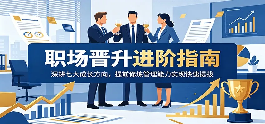 职场晋升进阶指南：深耕七大成长方向，提前修炼管理能力实现快速提拔-lanti云网创