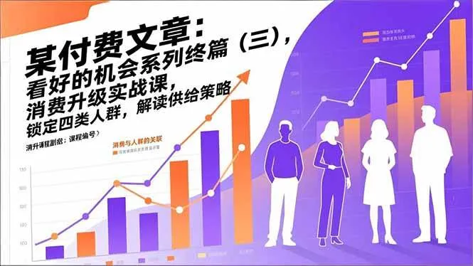 （17004期）某付费文章：看好的机会系列终篇（三），消费升级实战课，锁定四类人群，解读供给策略-lanti云网创